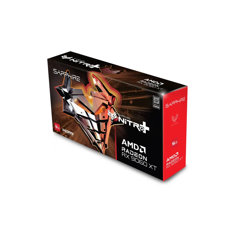 SAPPHIRE Radeon RX 9060 XT NITRO+ 16GB 2x HDMI, 2x DP, 11350-01-20G - Slika 7