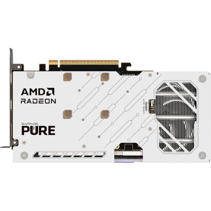 Alternative view of SAPPHIRE Radeon RX 9060 XT PURE OC 16GB/128 bit GDDR6 , 11350-02-20G