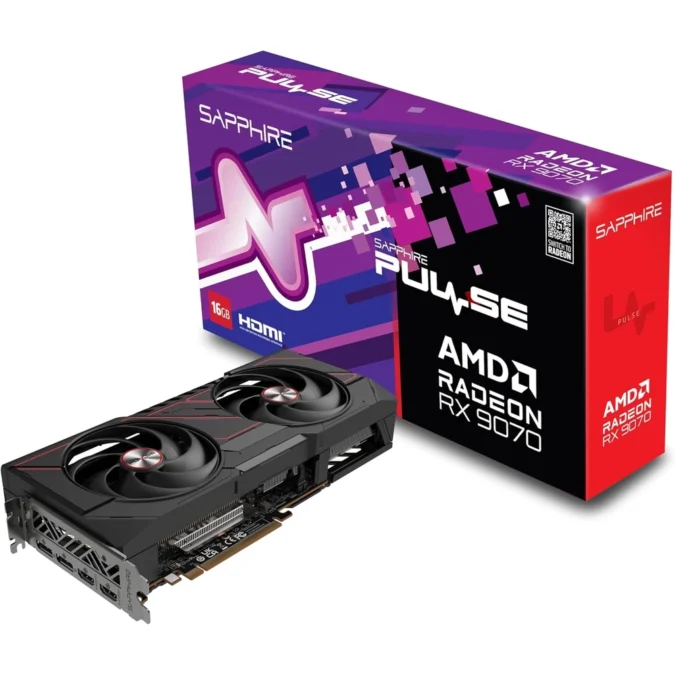 SAPPHIRE Radeon RX 9070 Gaming Pulse 16GB, 11349-03-20G