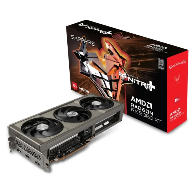 Sapphire Radeon RX 9060 XT NITRO+ 16GB 2x HDMI, 2x DP, 11350-01-20G