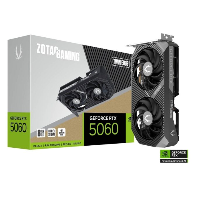 ZOTAC RTX 5060 Twin Edge 8GB GDDR7, ZT-B50600E-10M