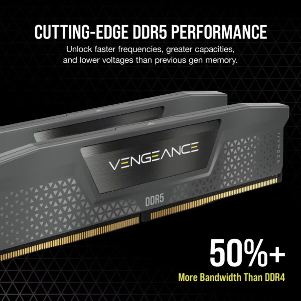 Alternative view of CORSAIR Vengeance DDR5 16GB (2x8GB) 5600MHz CL40 CMH16GX5M2B5600Z40