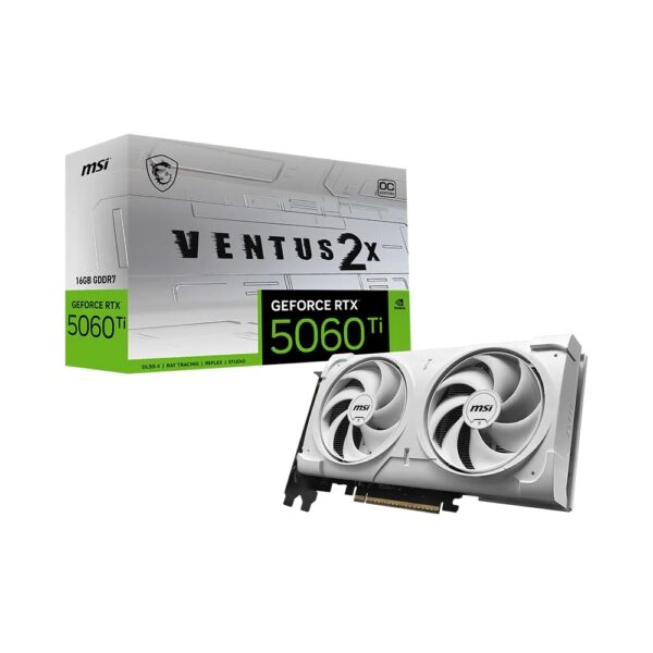 MSI GeForce RTX 5060 Ti 16G VENTUS 2X OC WHITE PLUS
