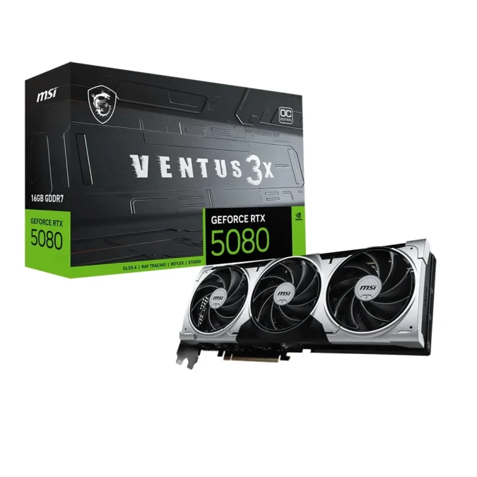 MSI GeForce RTX 5080 16G VENTUS 3X OC PLUS