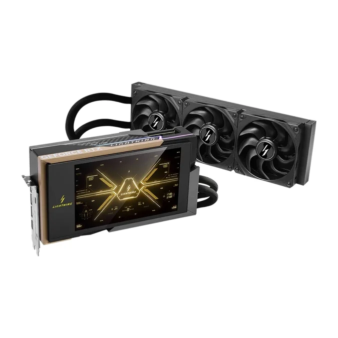 Alternative view of MSI GeForce RTX 5090 32G LIGHTNING Z