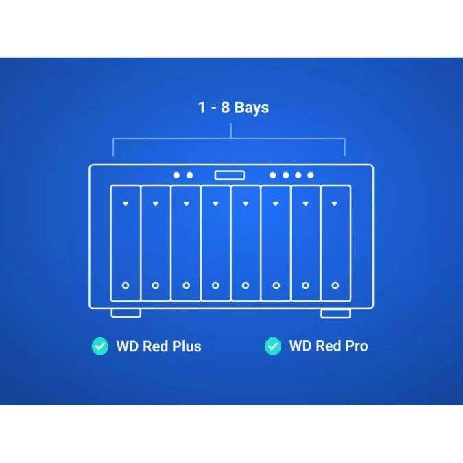 Alternative view of WD 10TB WD100EFGX Red Plus 3.5in SATA III 512MB 7200rpm