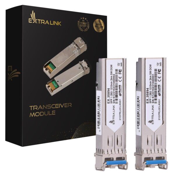 FTTH Extralink SFP 1.25G, 1310nm, 2km SM cena po komadu