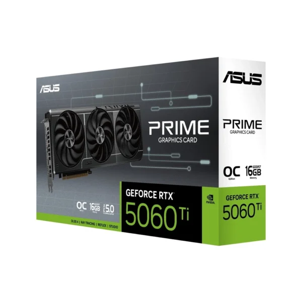 ASUS nVidia GeForce RTX 5060 Ti 16GB GDDR7 128bit crna PRIME-RTX5060TI-O16G - Slika 2