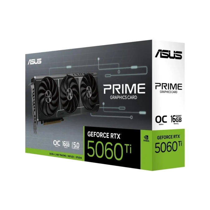 Alternative view of ASUS nVidia GeForce RTX 5060 Ti 16GB GDDR7 128bit crna PRIME-RTX5060TI-O16G