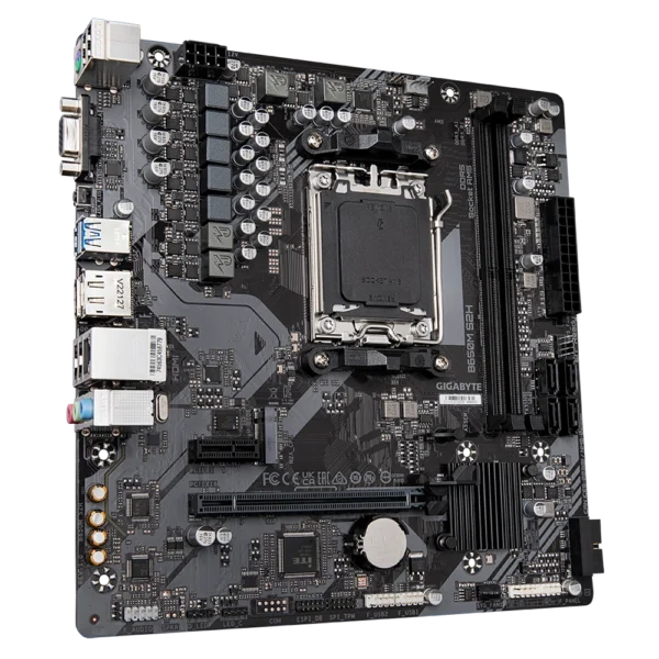Alternative view of GIGABYTE B650M S2H rev. 1.x - Matična ploča za AMD AM5