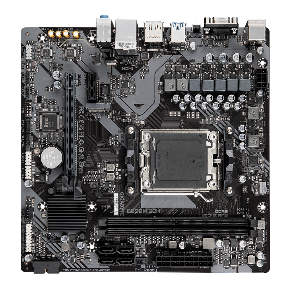 GIGABYTE B650M S2H rev. 1.x - Matična ploča za AMD AM5 - Slika 3