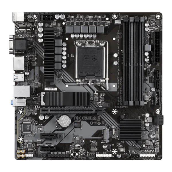 Alternative view of GIGABYTE B760M DS3H DDR4 rev. 1.x - Matična ploča za INTEL LGA 1700