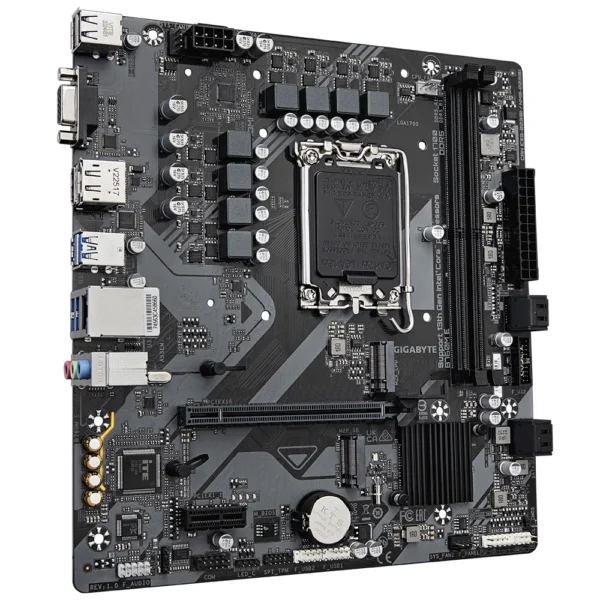 Alternative view of GIGABYTE B760M E rev. 1.0 - Matična ploča za INTEL LGA 1700