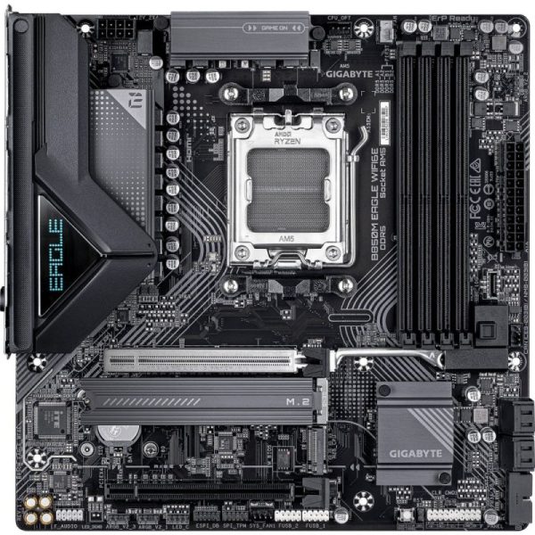 GIGABYTE B850M EAGLE WF6E rev. 1.x — Pogled odozgo