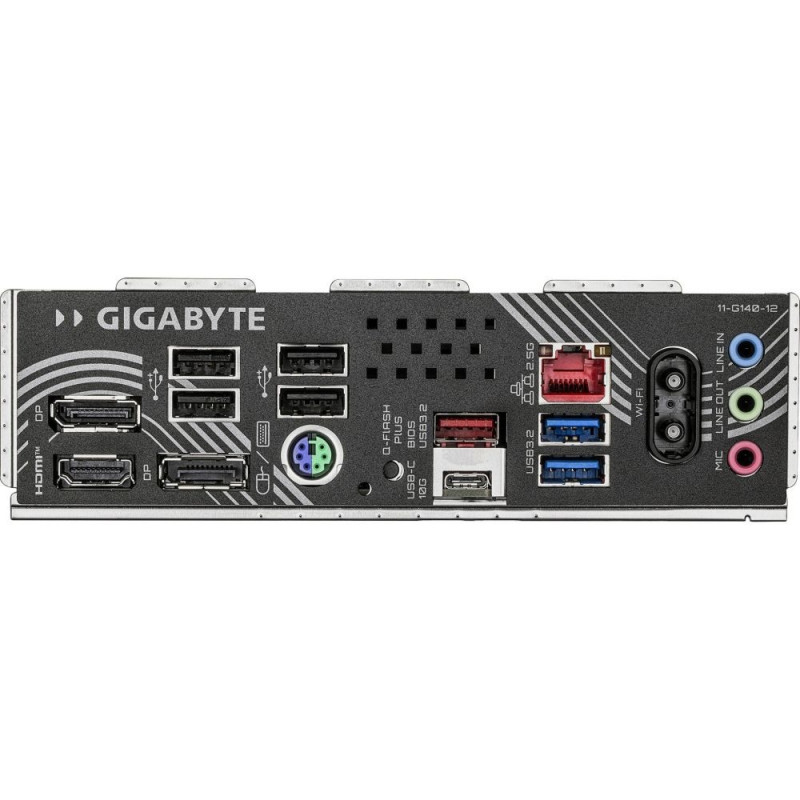 GIGABYTE B850M EAGLE WF6E rev. 1.x — zadnji panel sa priključcima