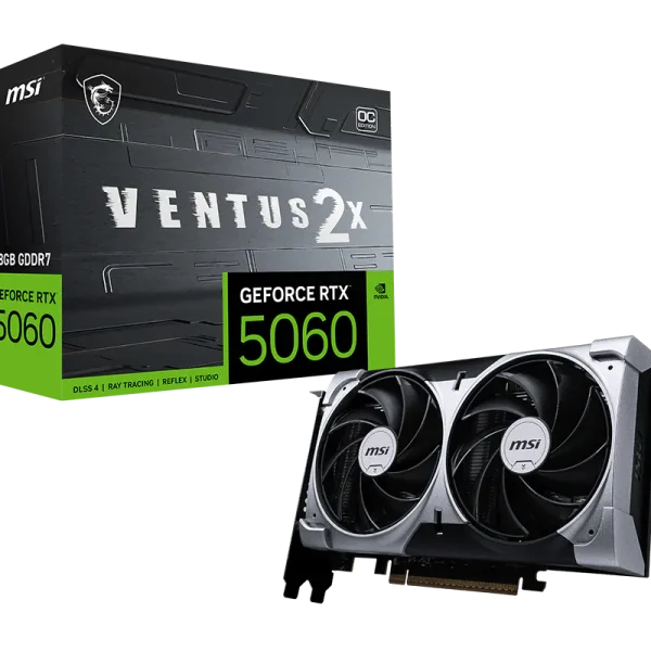 MSI GeForce RTX 5060 8G VENTUS 2X OC — fotografija proizvoda 5